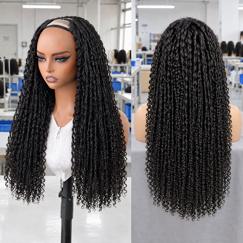 Pixie curly V-Part Wig – 100% Virgin Human Hair