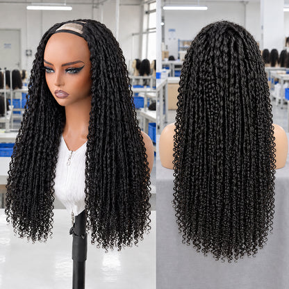 Pixie curly V-Part Wig – 100% Virgin Human Hair