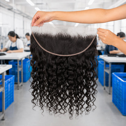Raw Hair Transparent Lace Frontal & Closure | Multiple Textures