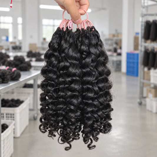 Water Wave Knotless Crochet Hair | Pre-Separated Human Hair