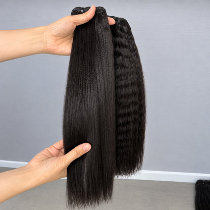 Yaki Straight Virgin Bulk Hair For Braids | 100% Human Hair | 100g