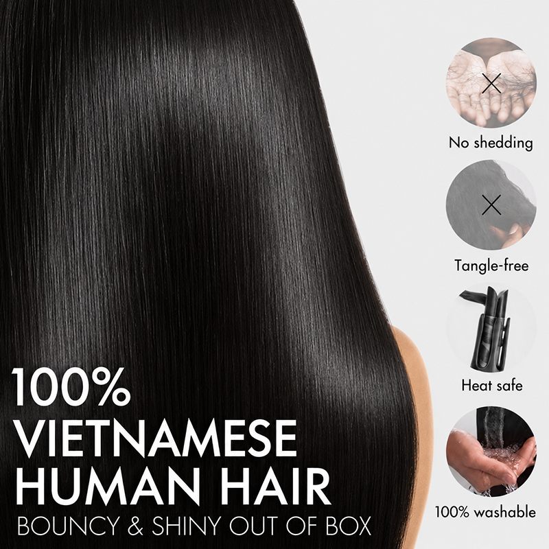 Straight 100% Human Hair Bundles (Raw & Virgin Available)