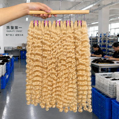 #613 Burmese Curly 100% Human Hair Bundles