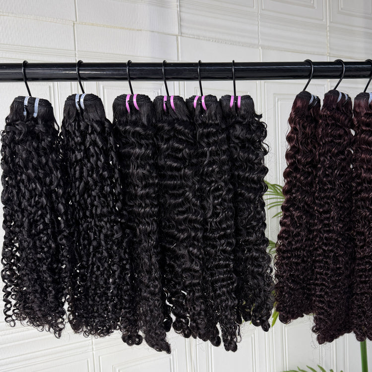 New Arrivel Raw Hair Burmese Curly Bundles Unprocessed Human Hair