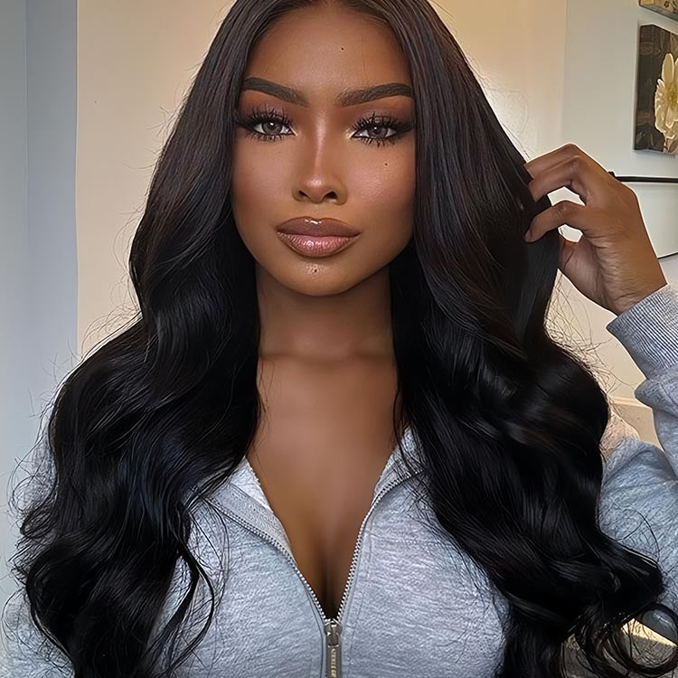 13x4 Transparent Lace Body Wave Wig Natural Hairline 180%