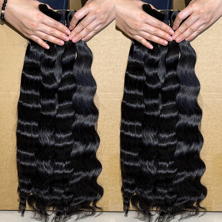 Cambodian Wave Raw Bulk Hair For Braids,Braiding Hair,100% Human Hair