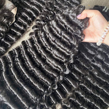 Deep Wave Virgin Human Hair Bundles
