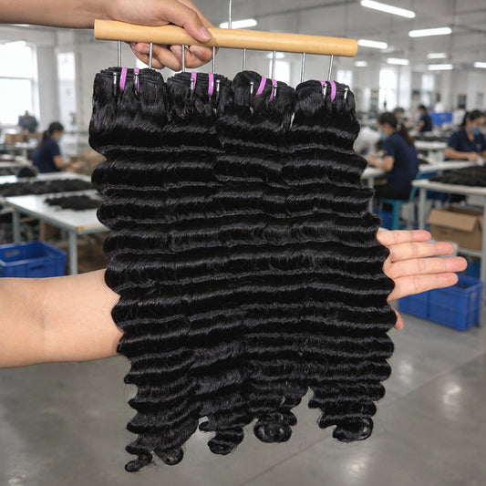 Deep Wave 100% Human Hair Bundles (Raw & Virgin Available）