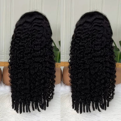 13x4 Transparent Lace Eurasian Curly Wig Natural Hairline 180%