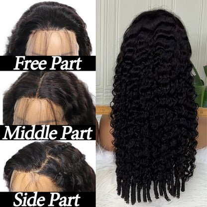 13x4 Transparent Lace Eurasian Curly Wig Natural Hairline 180%