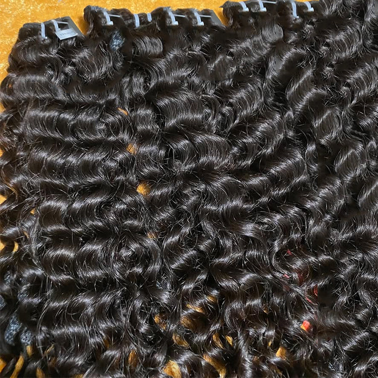 Indian Curly Virgin Human Hair Bundles