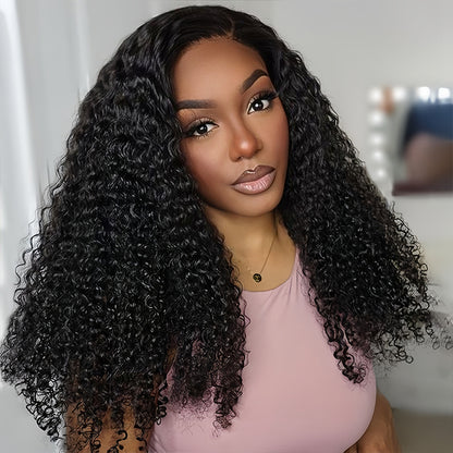 13x4 Transparent Lace KinKy Curly Wig Natural Hairline 180%