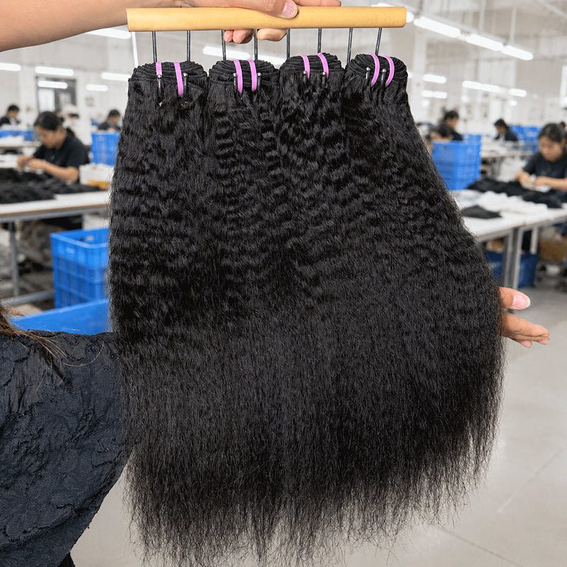 Kinky Straight 100% Human Hair Bundles (Raw & Virgin Available)