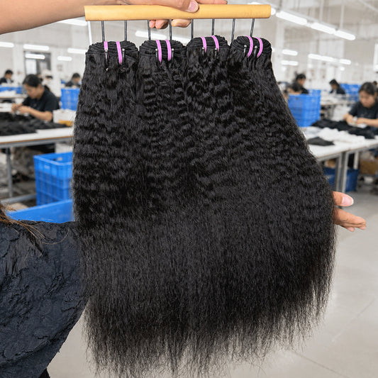 Kinky Straight 100% Human Hair Bundles (Raw & Virgin Available)