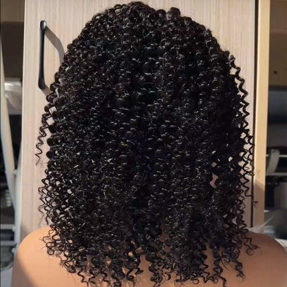 13x4 Transparent Lace KinKy Curly Wig Natural Hairline 180%