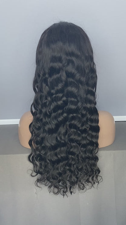 Nature Wave HD Lace Frontal | 100% Human Hair Wig | Natural Black