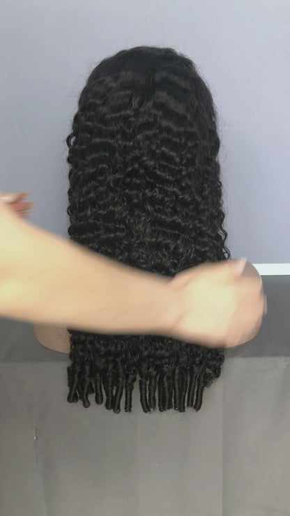 Natural Curly HD Lace Frontal Wig | 100% Human Hair | Eurasian Curl Texture
