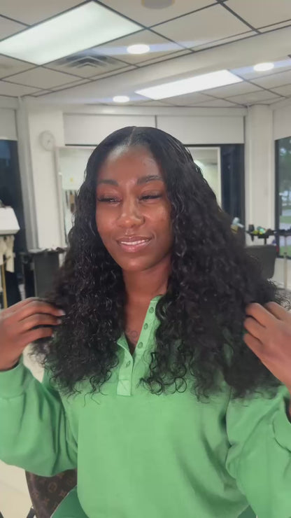 Water Wave Wig | Transparent Lace Frontal | Natural Hairline 180%