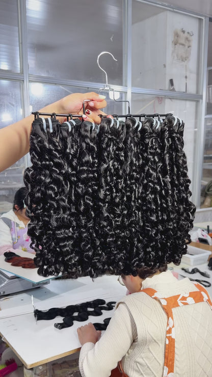 Caribbean Curly 100% Human Hair Bundles (Raw & Virgin Available)