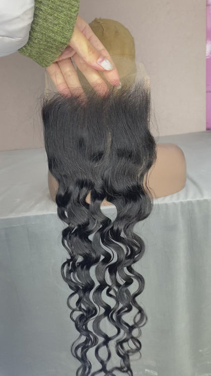 Natural wave Virgin Hair Frontal & Closure | Perfect Match for Bundles