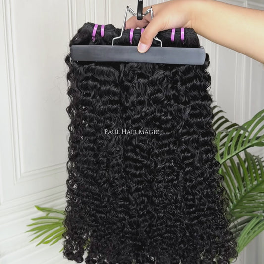 Burmese Curly 100% Human Hair Bundles (Raw & Virgin Available）