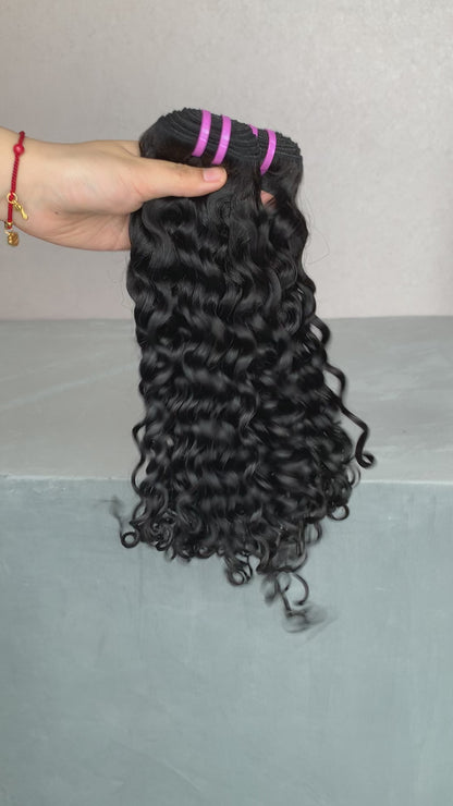 Water Wave 100% Human Hair Bundles (Raw & Virgin Available）