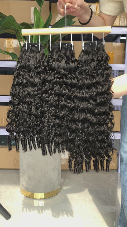 Eurasian Curl 100% Human Hair Bundles (Raw & Virgin Available）