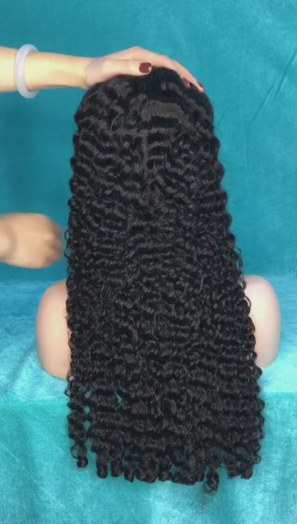 5×5 HD Lace Burmese Curly Closure Wig | Natural & Full Look | Premium Human Hair