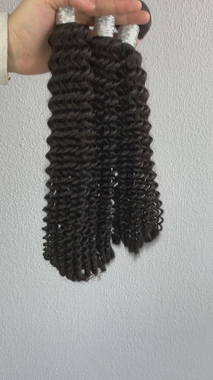 Kinky Curly Virgin Bulk Hair For Braids | 100% Human Hair | 100g