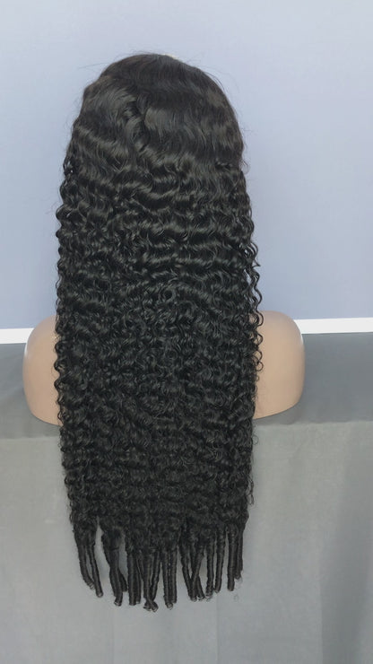 Eurasian Curl Texture Wig | Transparent Lace Frontal | Natural Hairline 180%