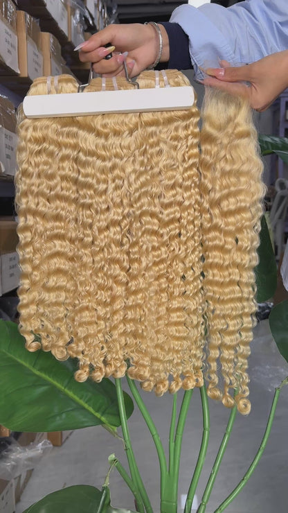 #613 Burmese Curly 100% Human Hair Bundles