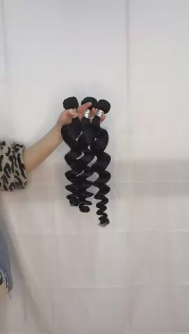 Loose Wave Raw Human Hair Bundles