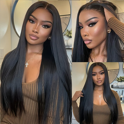 13x4 Transparent Lace Straight Wig Natural Hairline 180%