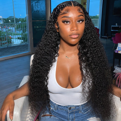 Water Wave Virgin Hair Frontal & Closure | Perfect Match for Bundles